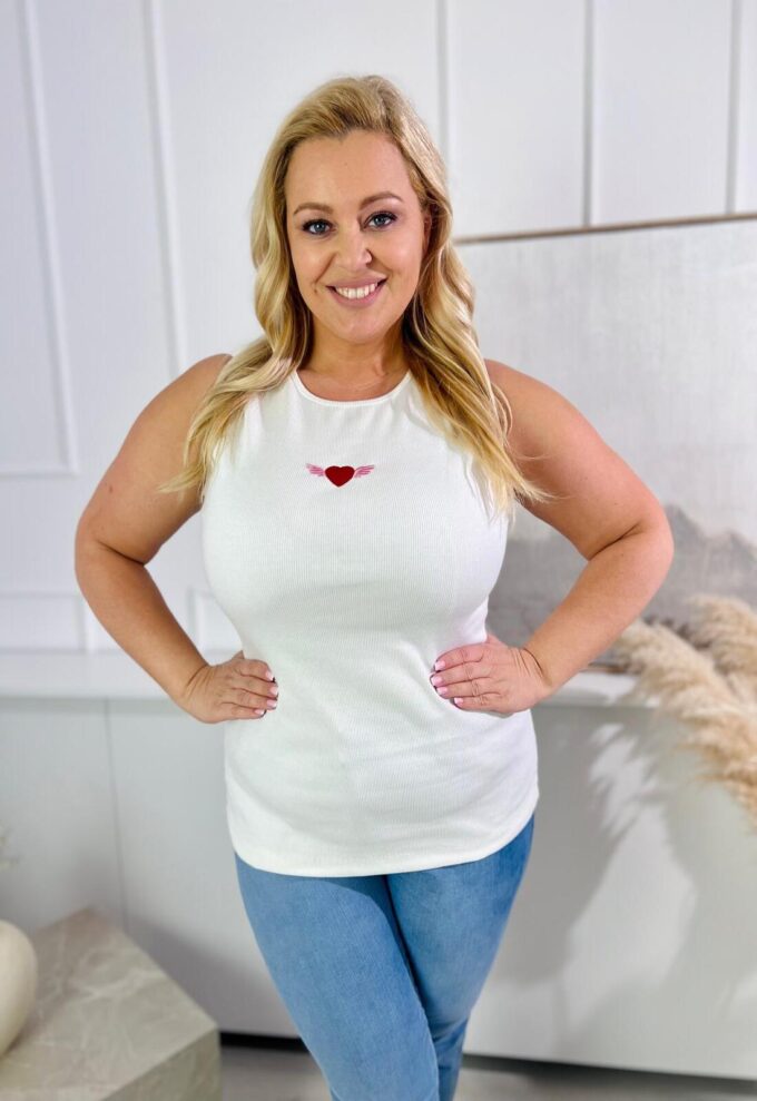 Podkoszule -  HEART White 1