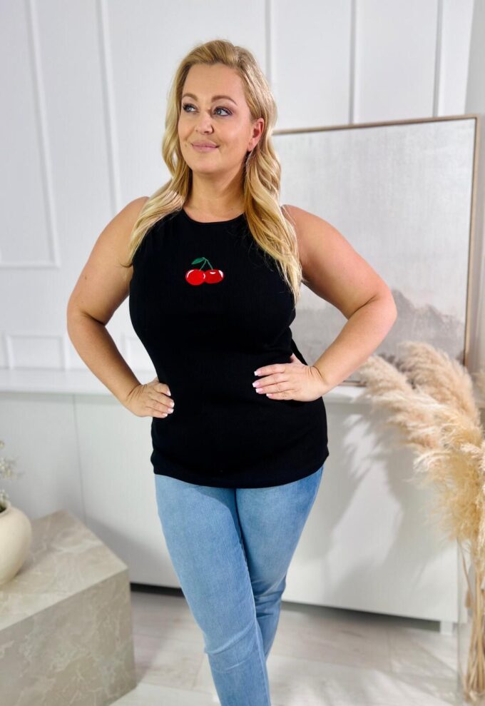 Podkoszule - CHERRY BLACK 1